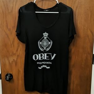 Obey Black Tee